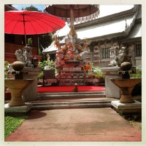 Ganesh Outside Silver Temple